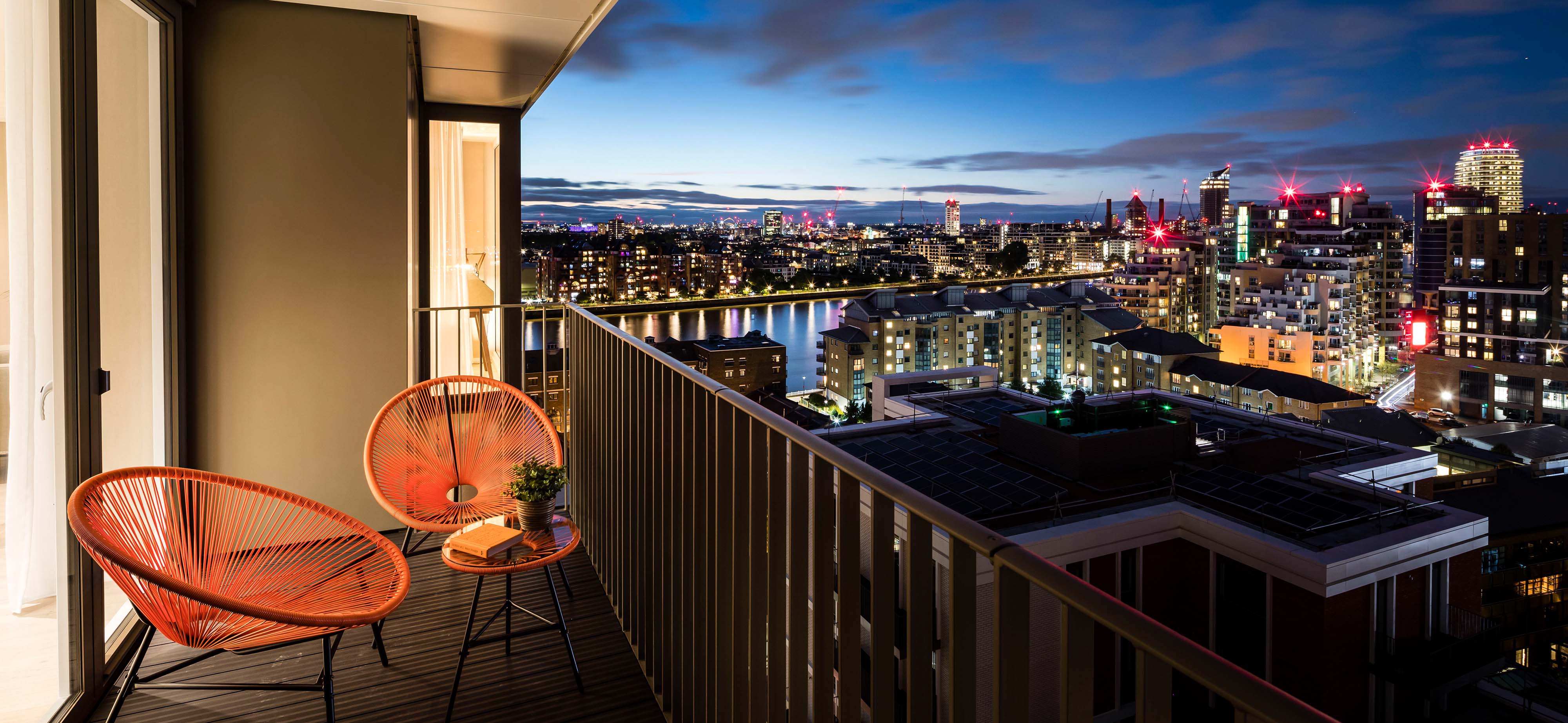 Coda Battersea Balcony View Splash